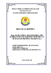 Market Expansion Strategies for Hoai Son Printing LLC | Môn Báo cáo thực hành 2 - Đại học Công Đoàn