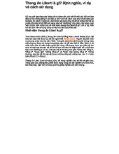 Khái niệm Thang Đo Likert 5 và 7: Phân tích và Ứng dụng