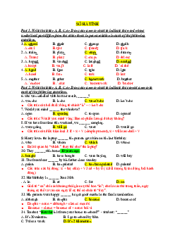 Đề thi tuyển sinh lớp 10 THPT năm học 2022-2023 môn Tiếng Anh (không chuyên) - Sở Giáo dục và Đào tạo Hà Tĩnh có đáp án và giải thích chi tiết