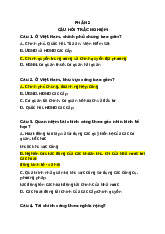 Ôn tập câu hỏi trắc nghiệm | Quản lý tài chính công | Trường Đại Học Lâm Nghiệp