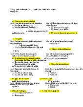 Chương 3 - Các câu hỏi trắc nghiệm quản trị học - Đại Học Kinh Tế - Đại học Đà Nẵng