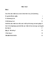 Tiểu luận: Phân tích cơ hội, thách thức trong môi trường doanh nghiệp môn Quản trị học | Đại học Đồng Tháp