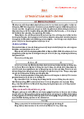 Lý thuyết chương 4 : Sản xuất - Chi phí | Môn kinh tế vĩ mô