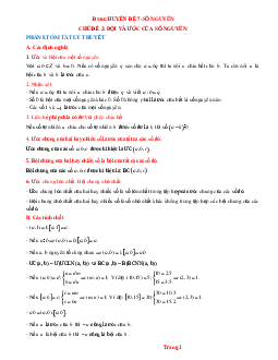 Phương pháp tìm bội và ước của số nguyên Toán 6
