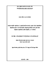 luận văn đại học sư phạm hà nội