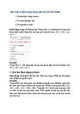 Giải SGK Tin học 12 Chân trời sáng tạo Bài F2: Tạo và định dạng trang web với các thẻ HTML