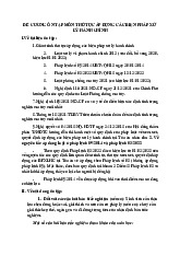 Đề cương ôn tập thủ tục áp dụng các biện pháp xử lý hành chính | Trường Đại học Luật, Đại học Quốc gia Hà Nội