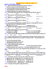 Các Dạng Bài Tập Về Trao Đổi Nước Và Khoáng Ở Thực Vật Lớp 11 Có Lời Giải