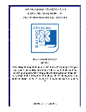 Báo Cáo Bài Tập Lớn Môn Kiến trúc máy tính 1 | Đại học Xây Dựng Hà Nội