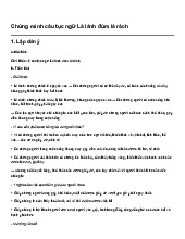 Chứng minh câu tục ngữ Lá lành đùm lá rách | Văn mẫu 7