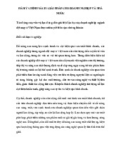 Tác động của vốn và lao động đến giá trị đầu ra của doanh nghiệp ngànhdệt may ở Việt Nam được niêm yết trên sàn chứng khoán môn Thống kê trong kinh tế và kinh doanh | Trường Đại học Kinh tế Quốc dân