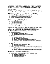 Mục Lục Kinh Tế Chính Trị | Kinh tế chính trị Mác - Lênin | Đại học Tôn Đức Thắng