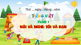 Giáo án điện tử Tiếng Việt 4 Nói và nghe Cánh diều: Tôi và bạn (tiết 4)