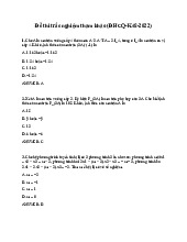Đề thi trắc nghiệm tham khảo ( có đáp án ) | Môn kinh tế vĩ mô