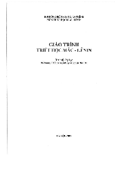 Giáo trình học phần Triết học Mác Lênin | Trường Đại học Luật, Đại học Quốc gia Hà Nội