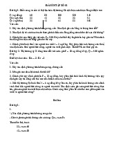 Bài ôn tập số 01 Phân Tích Cung Cầu Thị Trường Thịt Lợn Hà Nội môn Kinh tế vi mô 1 | Học viện Tài chính
