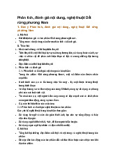 Phân tích, đánh giá nội dung, nghệ thuật Đất rừng phương Nam