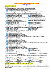 Đề Cương Ôn Tập Học Kỳ 1 Lịch Sử 12 Cánh Diều 2025-2026 Có Đáp Án