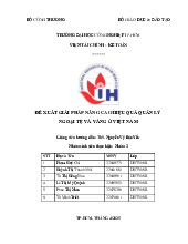 Đề xuất giải pháp nâng cao hiệu quả quản lý ngoại tệ và vàng ở VN - KDNH Môn Kinh doanh quốc tế | Trường Đại học Công nghiệp Thành phố Hồ Chí Minh