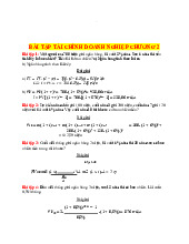 Bài tập tài chính doanh nghiệp | Nguyên lí kế toán | Đại học công nghiệp HCM