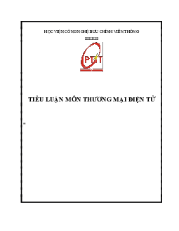 Bài tiểu luận môn Thương mại điện tử về TUGO | Học viện Công nghệ Bưu chính Viễn thông