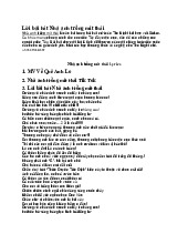 Lời bài hát Nhà anh trồng mít thái