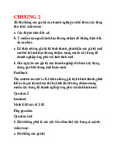 TOP câu hỏi trắc nghiệm Chương 2 và 3 Môn Văn hóa kinh doanh và khởi nghiệp | Đại học Bách Khoa Hà Nội