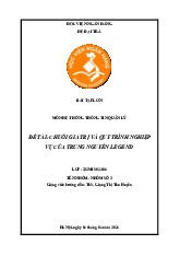Bài tập lớn: Phân tích chuỗi giá trị Trung Nguyên Legend môn Hệ thống thông tin quản lý | Học viện Ngân hàng