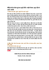 Mẫu biên bản giao quỹ tiền mặt theo quy định mới nhất