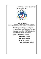 Nghiên cứu sự ảnh hưởng của FDI đến ý định khởi nghiệp khu vực Đông Nam giai đoạn 2010 - 2122 | Bài tập nhóm môn thống kê đầu tư và xây dựng
