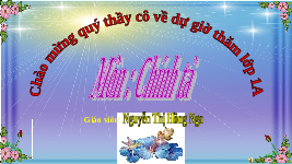 Giáo án điện tử Tiếng việt 1 bài 31 Chân trời sáng tạo : Ôn tập