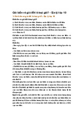 Gió biển và gió đất là loại gió? - Địa lý lớp 10