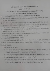 Đề thi cuối kỳ học phần Luật hình sự phần chung năm 2024 - 2025 | Đại học Luật Thành phố Hồ Chí Minh
