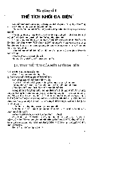 Các bài tập khối đa diện trong đề thi Đại học Toán 12