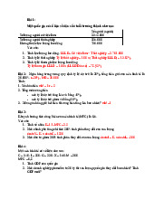 Trắc nghiệm ôn tập cuối kỳ môn Kinh Tế | Kinh tế vĩ mô | Đại học Tôn Đức Thắng