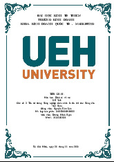 Tiểu luận Tin Tốt trong Nông Nghiệp và Tác Động đến Nông Dân Việt Nam | Kinh tế vĩ mô | Trường Đại học kinh tế Thành Phố Hồ Chí Minh