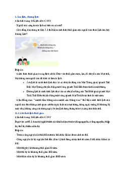 Giải sách giáo khoa môn Lịch sử 6 bài 2 Thời gian trong lịch sử | Chân trời sáng tạo