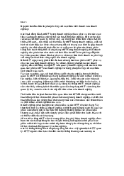 Bài kiểm tra chương 4 - Quản trị kinh doanh| Đại học Kinh Tế Quốc Dân