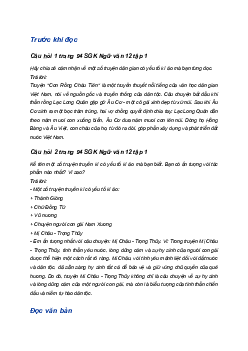 Soạn bài Hải khẩu linh từ | SGK Ngữ Văn 12 Kết nối tri thức (Tập 1)