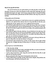 Nhân tố chủ quan Hồ Chí Minh | Đại học Kinh Doanh và Công Nghệ Hà Nội