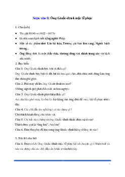 Soạn bài: Ông Giuốc-đanh mặc lễ phục Ngữ Văn 8 | Cánh diều