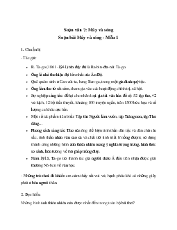 Mây và sóng | Soạn văn 7 Cánh diều