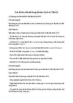Giải Lịch sử 7 Bài 21: Vùng đất phía Nam từ đầu thế kỉ X đến đầu thế kỉ XVI | Cánh diều