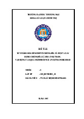 Tư tưởng Hồ Chí Minh về chủ nghĩa xã hội và xây dựng chủ nghĩa xã hội ở Việt Nam | Bài thảo luận Tư tưởng Hồ Chí Minh
