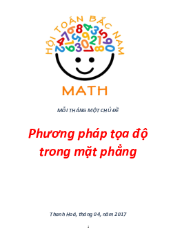 Chuyên đề phương pháp tọa độ trong mặt phẳng – Nguyễn Bá Hoàng