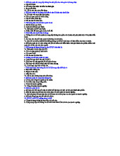 Hệ thống câu hỏi trắc nghiệm kế toán quản trị (QT 2023)