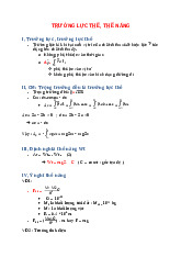 Trường lực thế, thế năng - Tài liệu tổng hợp