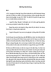 Bài tập tình huống - Luật kinh tế | Trường Đại học Thương Mại