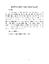 HƯỚNG DẪN VIẾT TIỂU LUẬN | Trường Đại học Kinh Tế - Luật