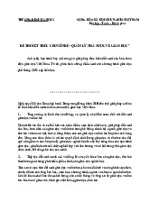 Đề Thi Tiểu Luận Môn Quản lý Nhà nước về giáo dục | Đại học Sư phạm Hà Nội 2